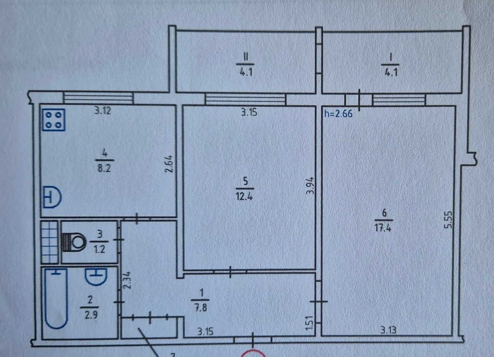 Продаж 2к квартири з ремонтом, швидкісний трамвай, вул. Симиренка 22б