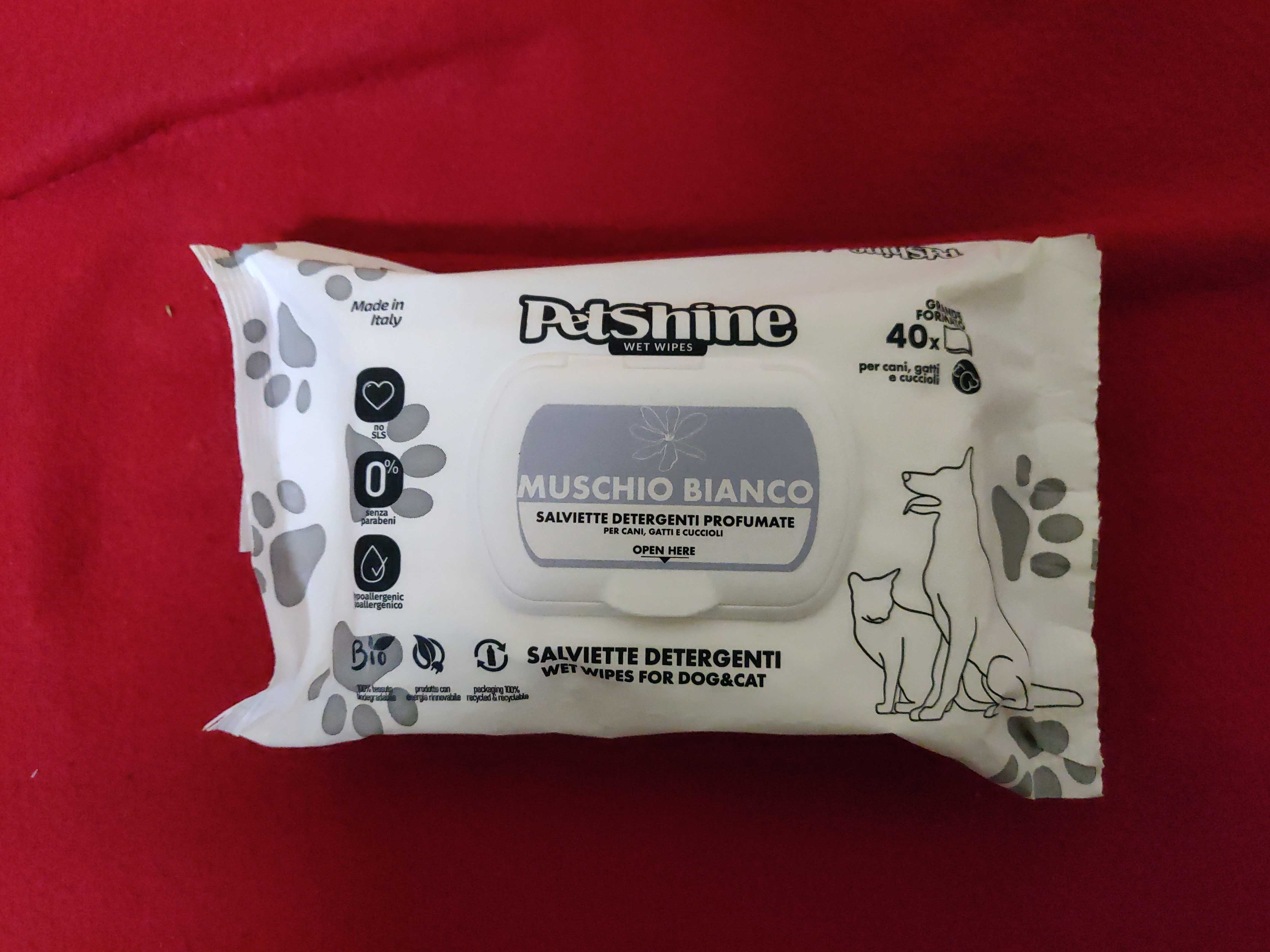 Toalhitas petshine white musk (2x40) - novo