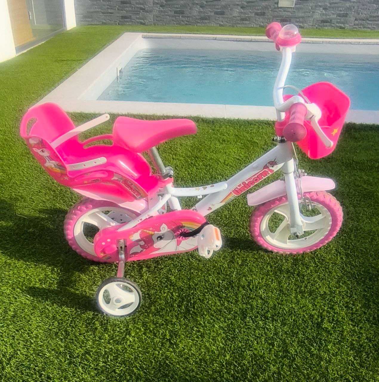 Bicicleta unicórnio criança
