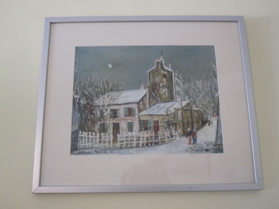 Quadro Maurice Utrillo Rep Alta Qualidade "Cabaret du Lapin Agile" XIX