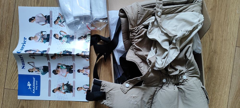 Amazonas Smart Carrier nosidło ergonomiczne dla dzieci 3,5-15kg