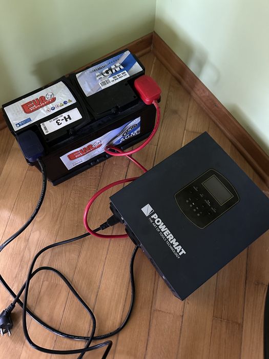 ИБП(ДБЖ) 1кв + аккумулятор AGM 95 а/ч