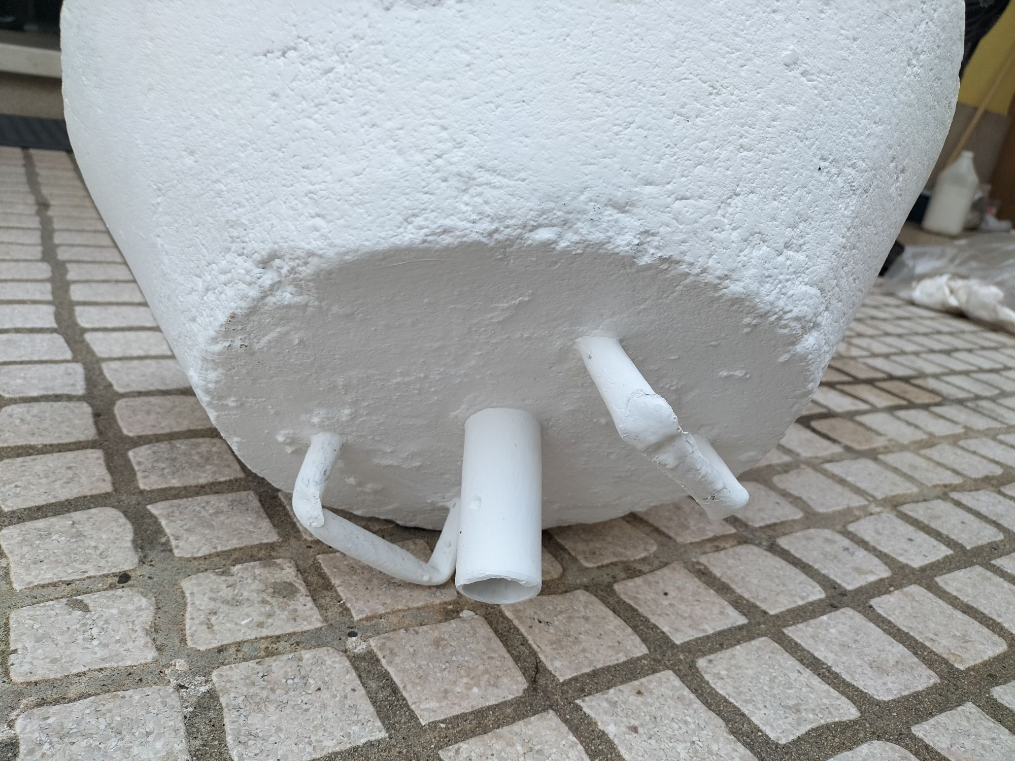 Base de cimento  pesada