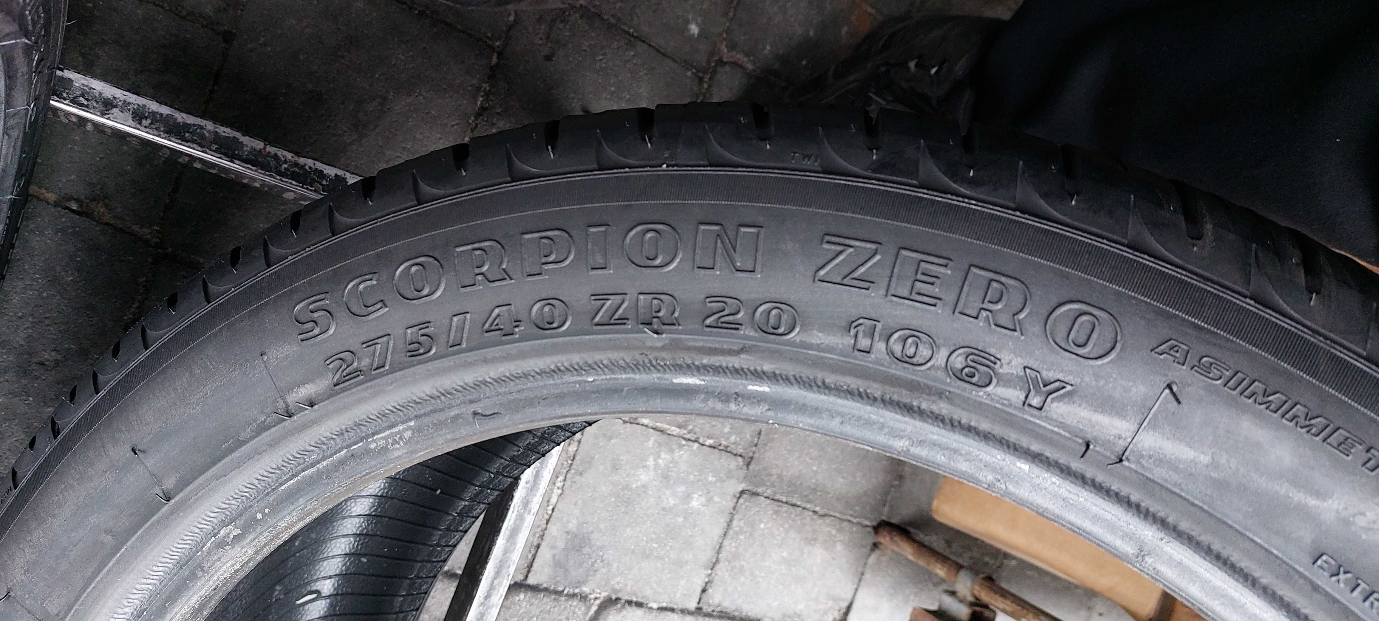 Резина літня, 7.5мм, Pirelli Scorpion Zero Asymmetrico 275\40 R20