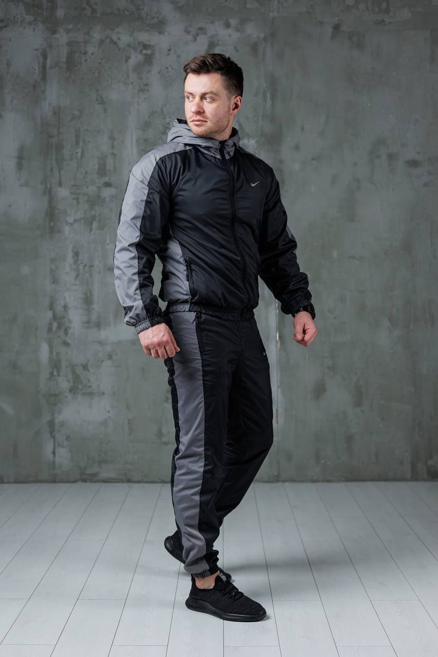 Мужской спортивный костюм Nike плащевка ( кофта и штаны Найк ) S-3XL