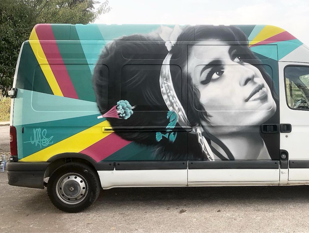Arte urbana painel mural graffiti street art pintura