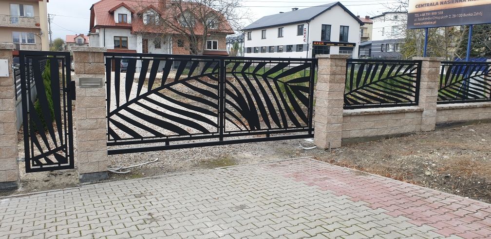 Ogrodzenia CNC NOWOŚĆ brama harmonijkowa balustrad ogrodzeń