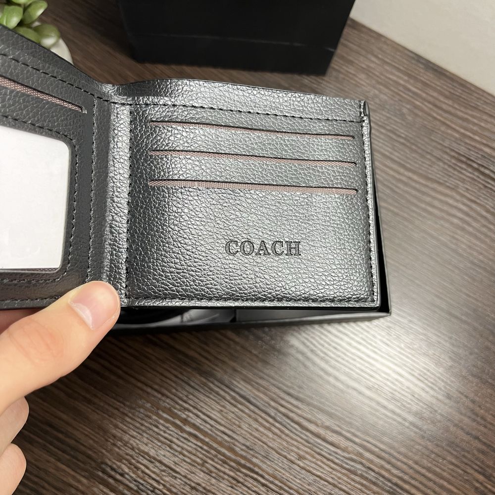 НОВИЙ‼️ Подарунковий набір COACH, ремінь coach, гаманець коач