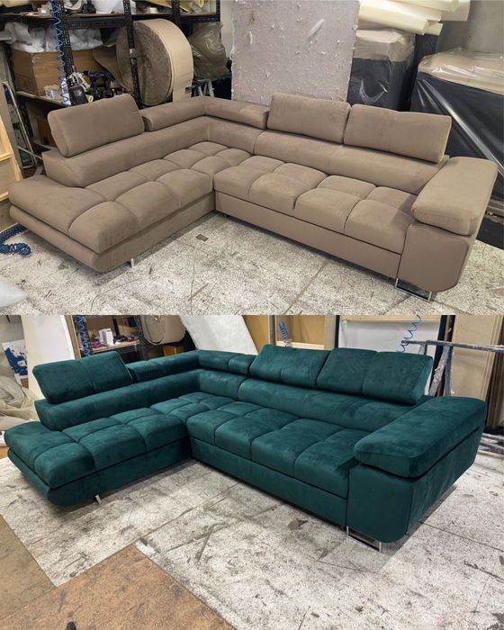 Naroznik Berlin Pikowany 3 Rozmiary 4 tkaniny