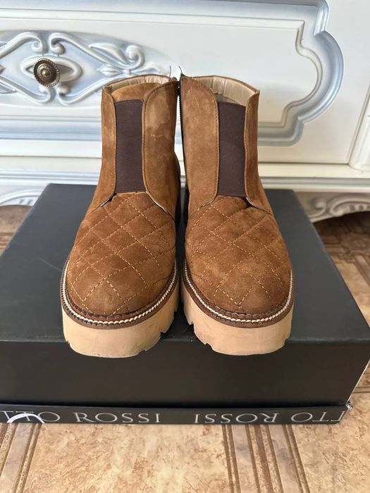 Черевики натуральний замш