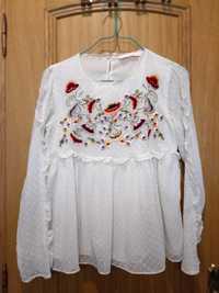 Camisola plumeti branca Zara tamanho Xs
