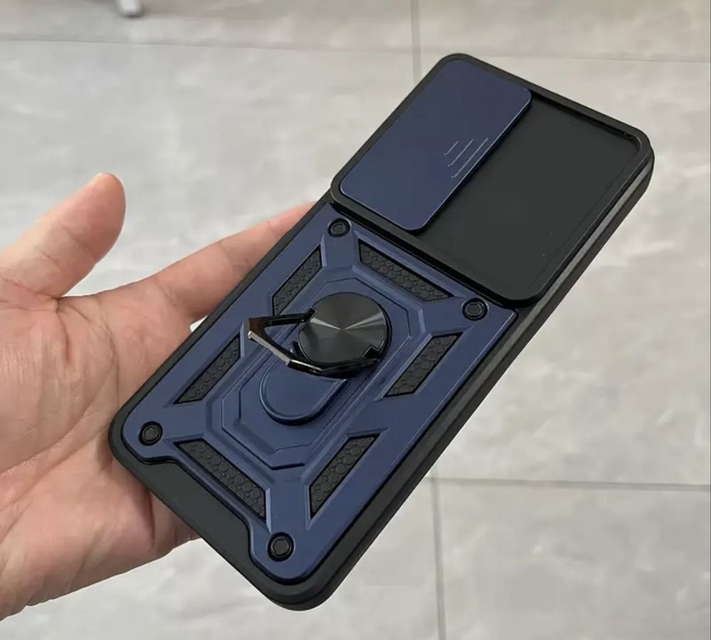 Противоударный чехол с кольцом на Motorola G05 чохол кільцем мото ж05