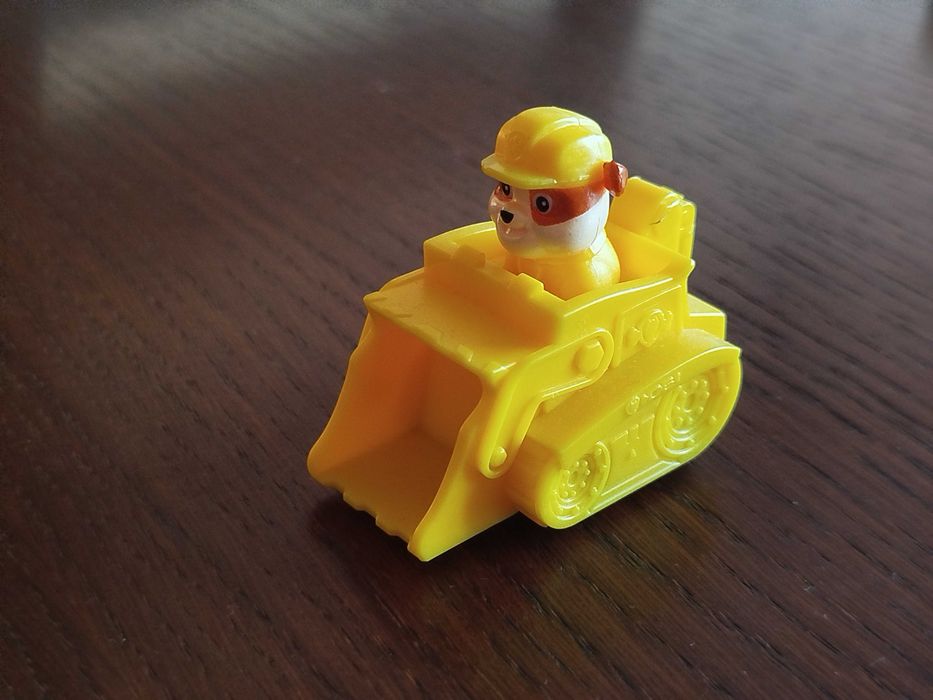 Figurka, zabawka Rubble z Psi Patrol, Rubble i buldożer