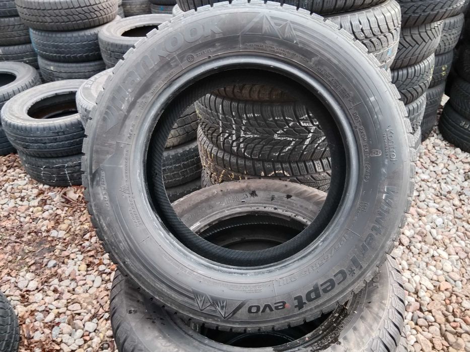 Opona używana zimowa 195/65R15 Hankook Winter i Cept Evo 1szt.