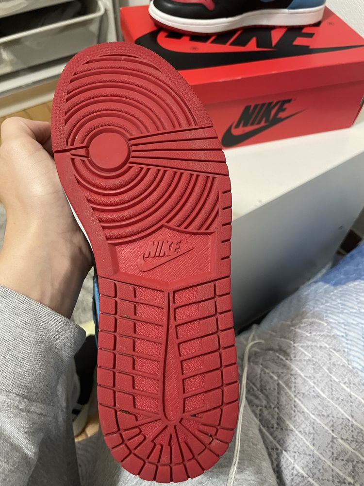 Nike air jordan 1 unc to chicago