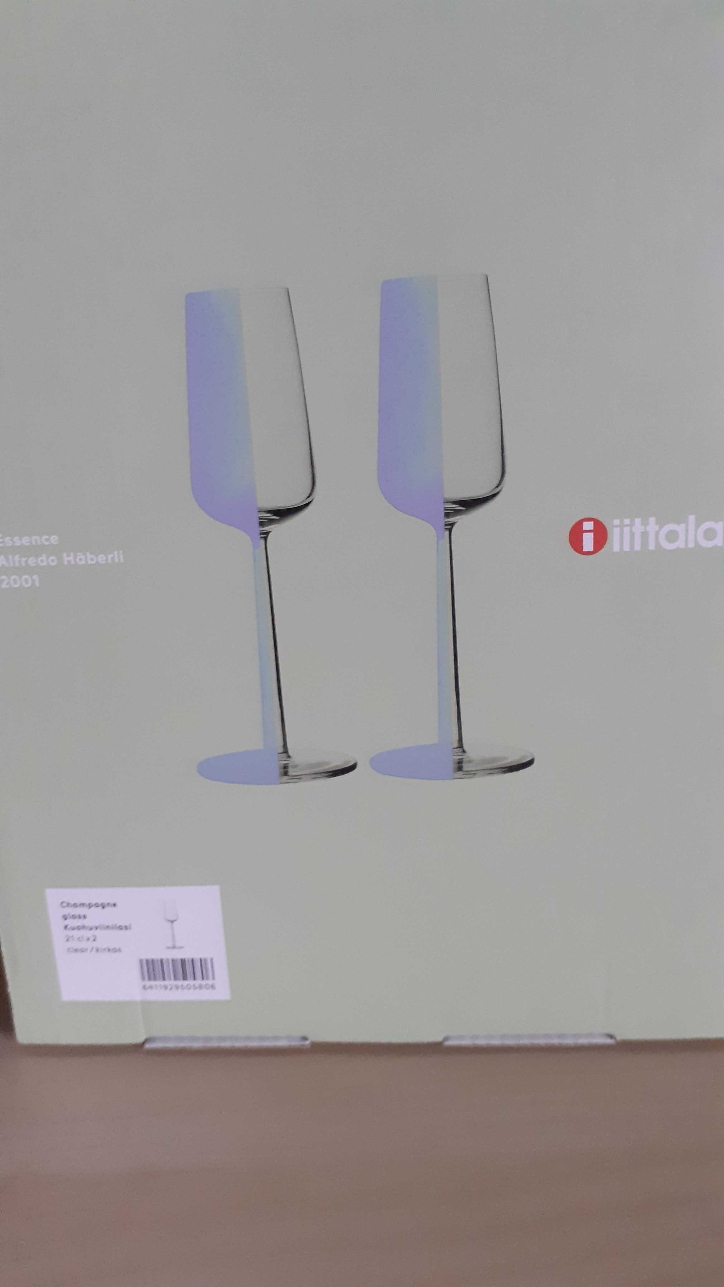 Kieliszki do szampana iittala Essence - nowe