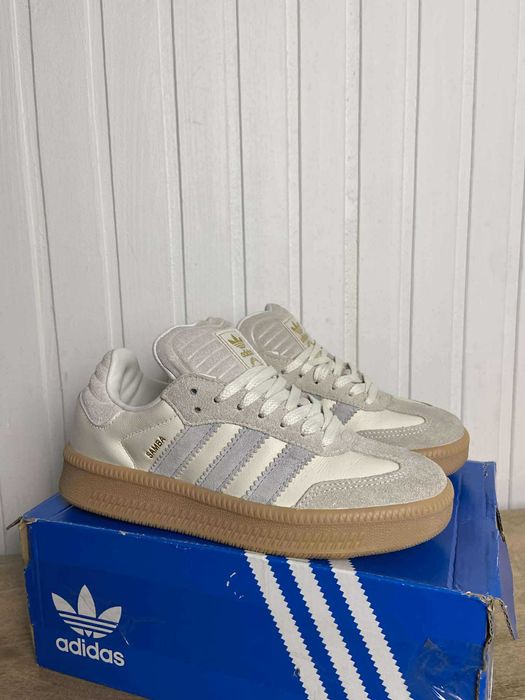 Używane buty adidas samba xlg cream org skórzane 36 2/3