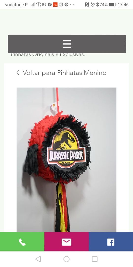 Pinhatas para rapazes, todos os temas