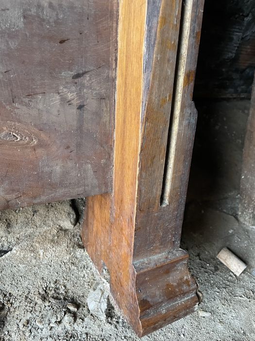 Cama individual de madeira maciça