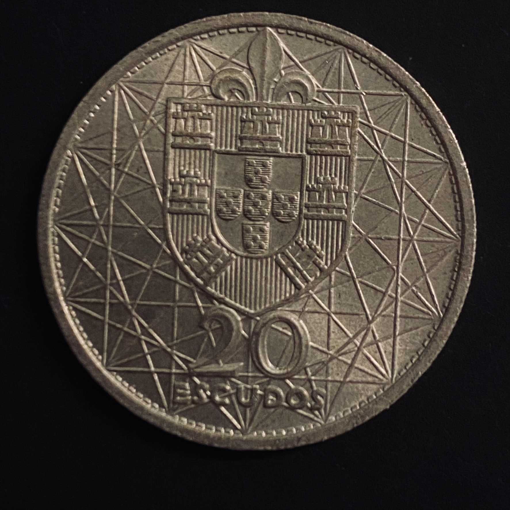 Portugalia, 20 eskudo, 1966r, Ag 0,650