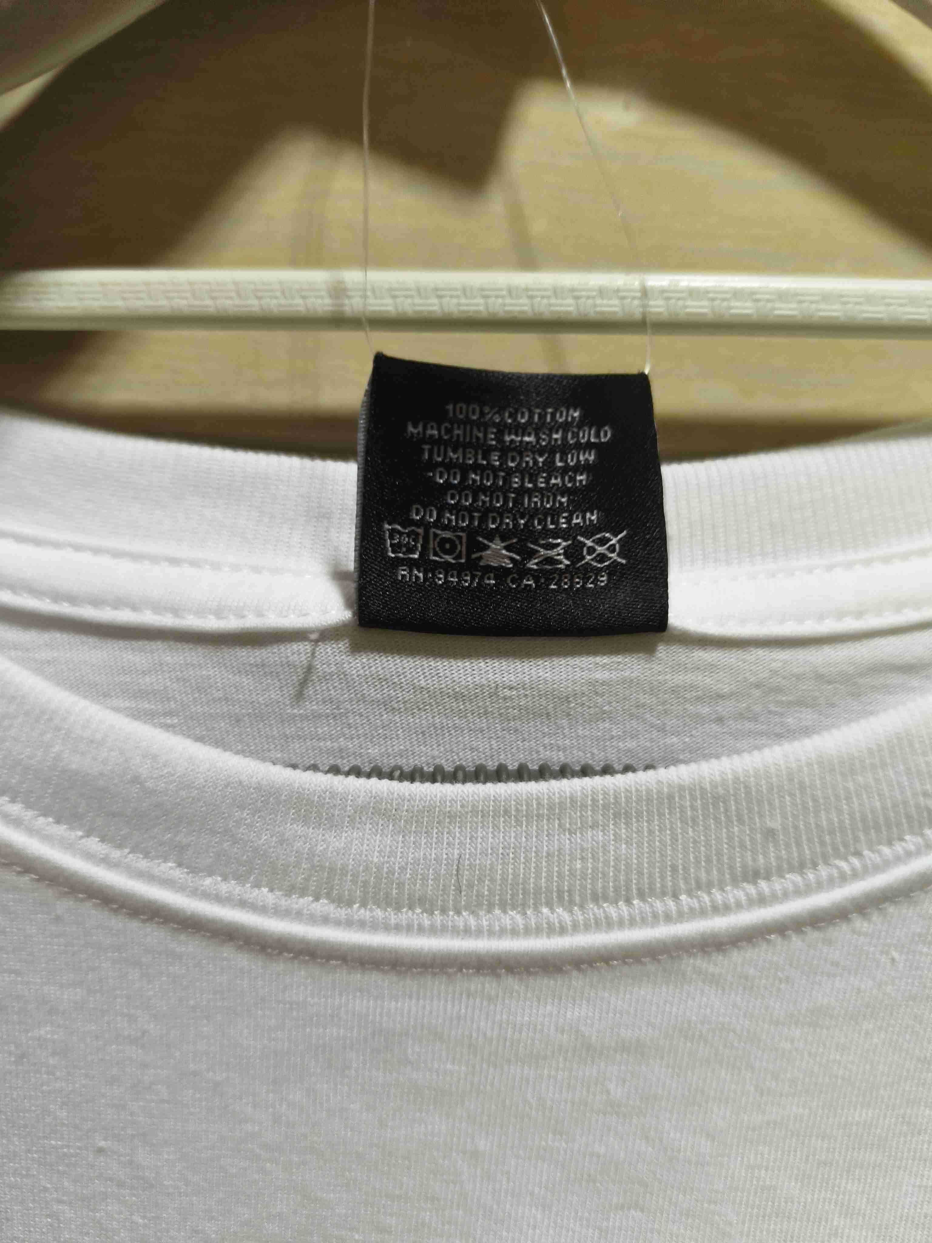 Stussy Męska Biała Koszulka z Nadrukiem Rozmiar XL