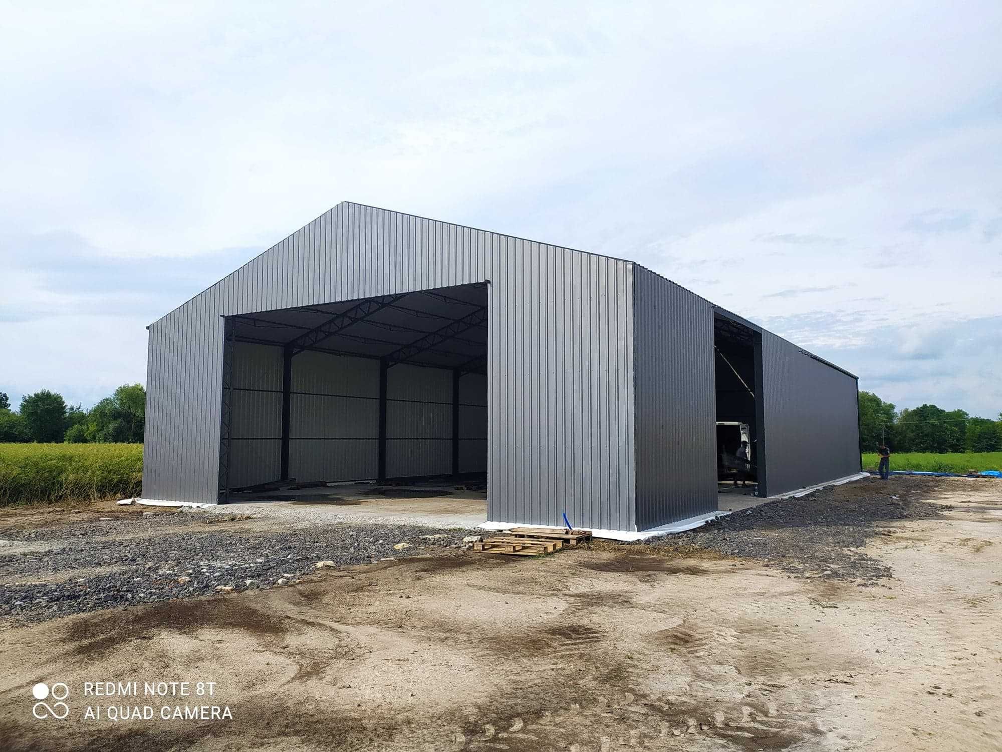 Hala stalowa 15x25x5m - konstrukcja