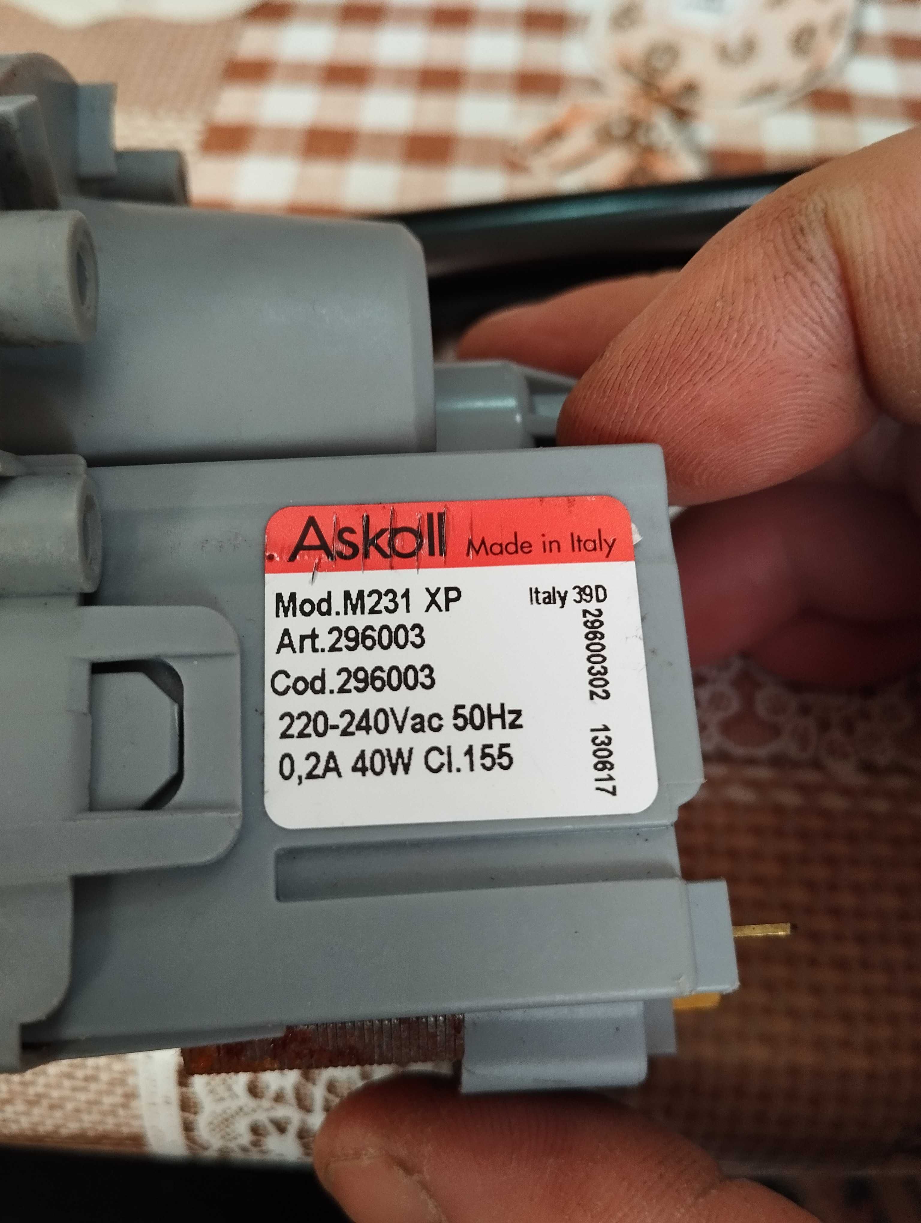 Насос зливний (помпа) для пральної машини Askoll mod. M231XP/M325