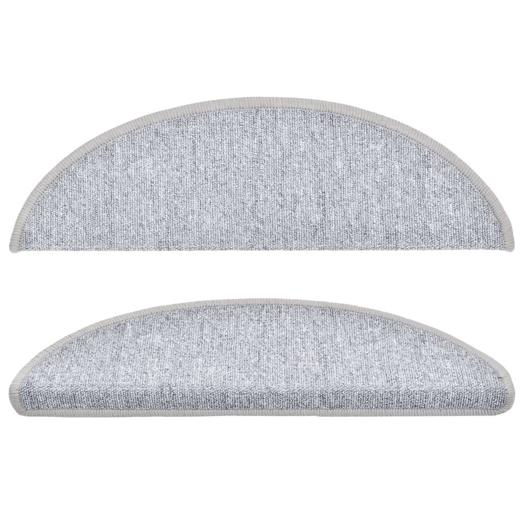 Vidaxl Nakładki Na Schody, 10 Szt., 56X17X3 Cm, Jasnoszare