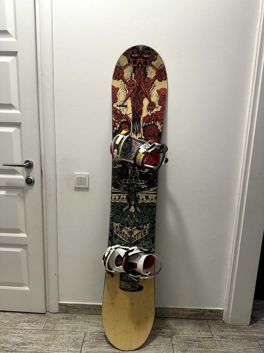 Сноуборд Drake Green Battle 162 + кріплення