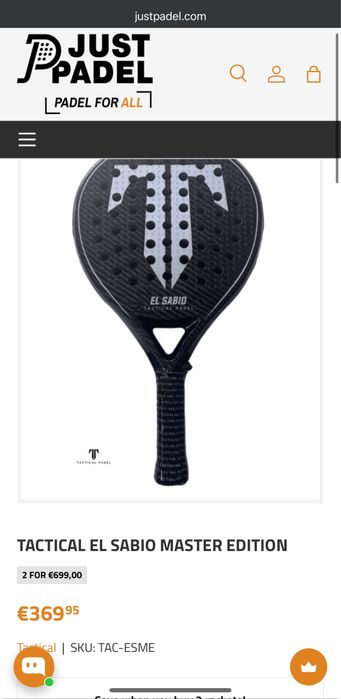 Raquete da Tactical “el sabio”