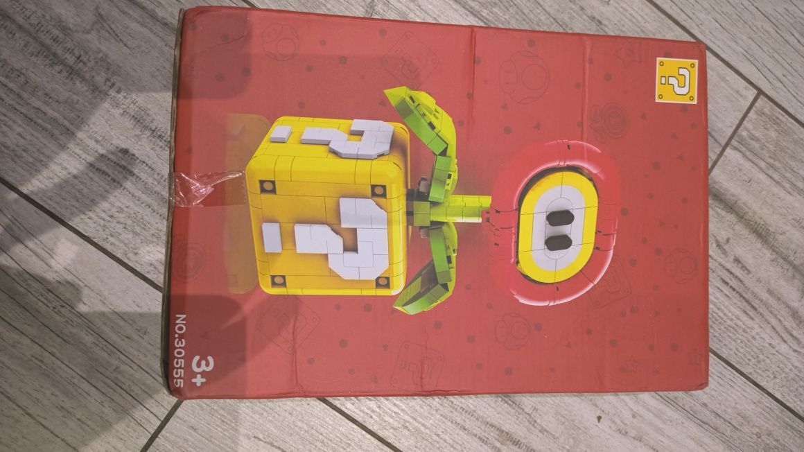 Klocki kwiatek roślinka super mario