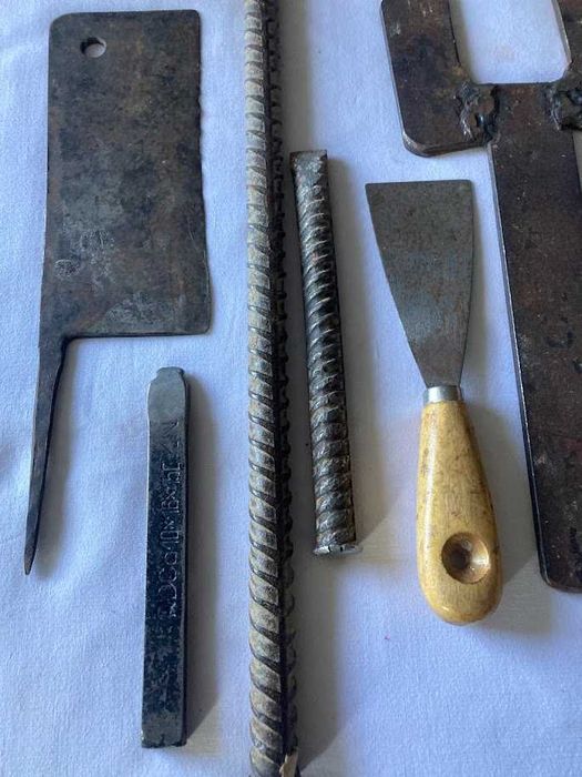 Narzędzia warsztatowe budowlane stare solidne zestaw PRL retro vintage