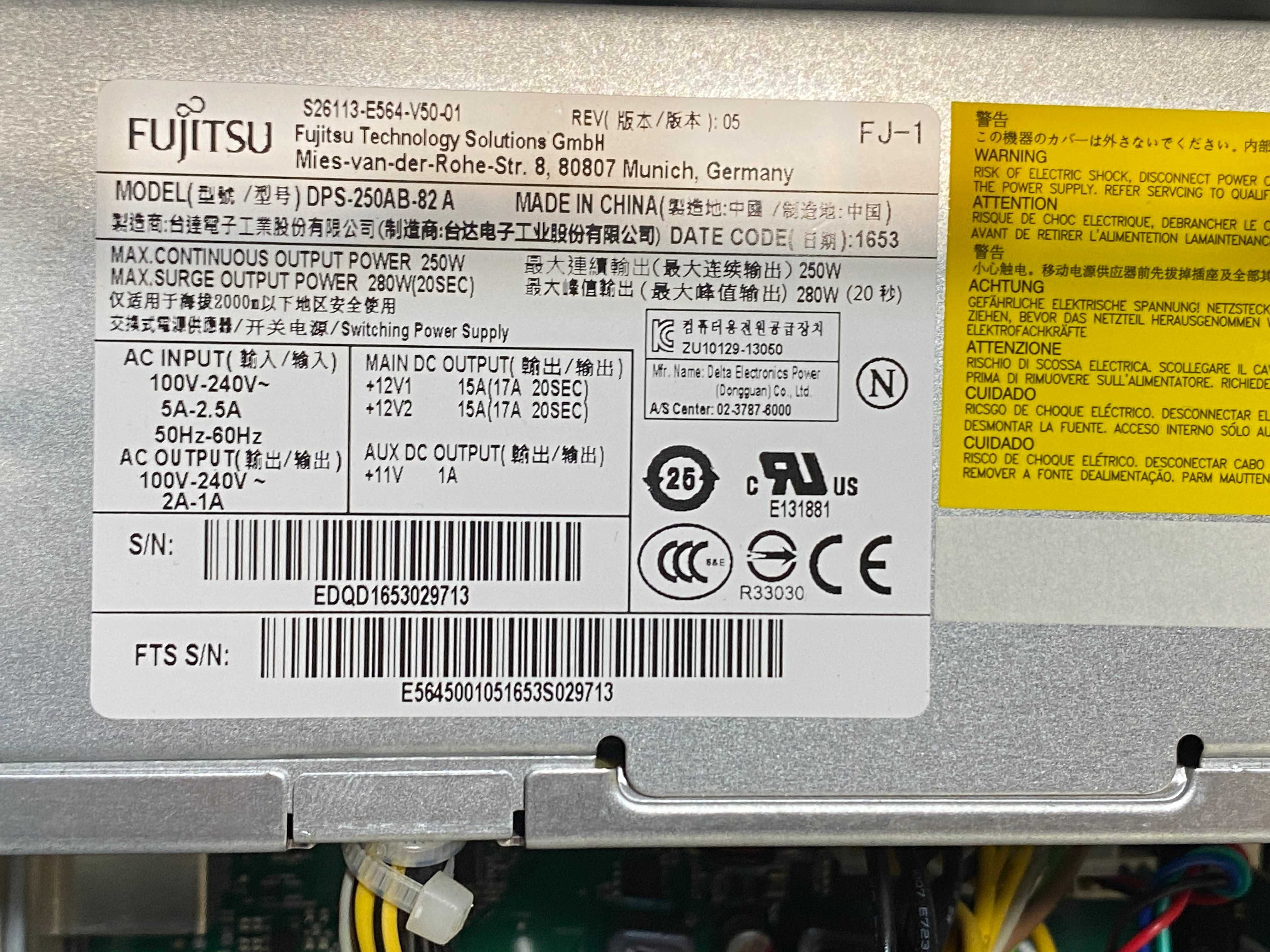 Комп'ютер Fujitsu P556 E90+ Intel i3-6100 ddr4 8Gb M.2 HD 530 2Gb .FS
