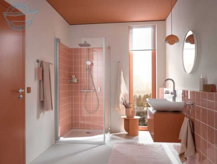 Душевая система с термостатом Grohe Tempesta 250 Cube хром 26689001