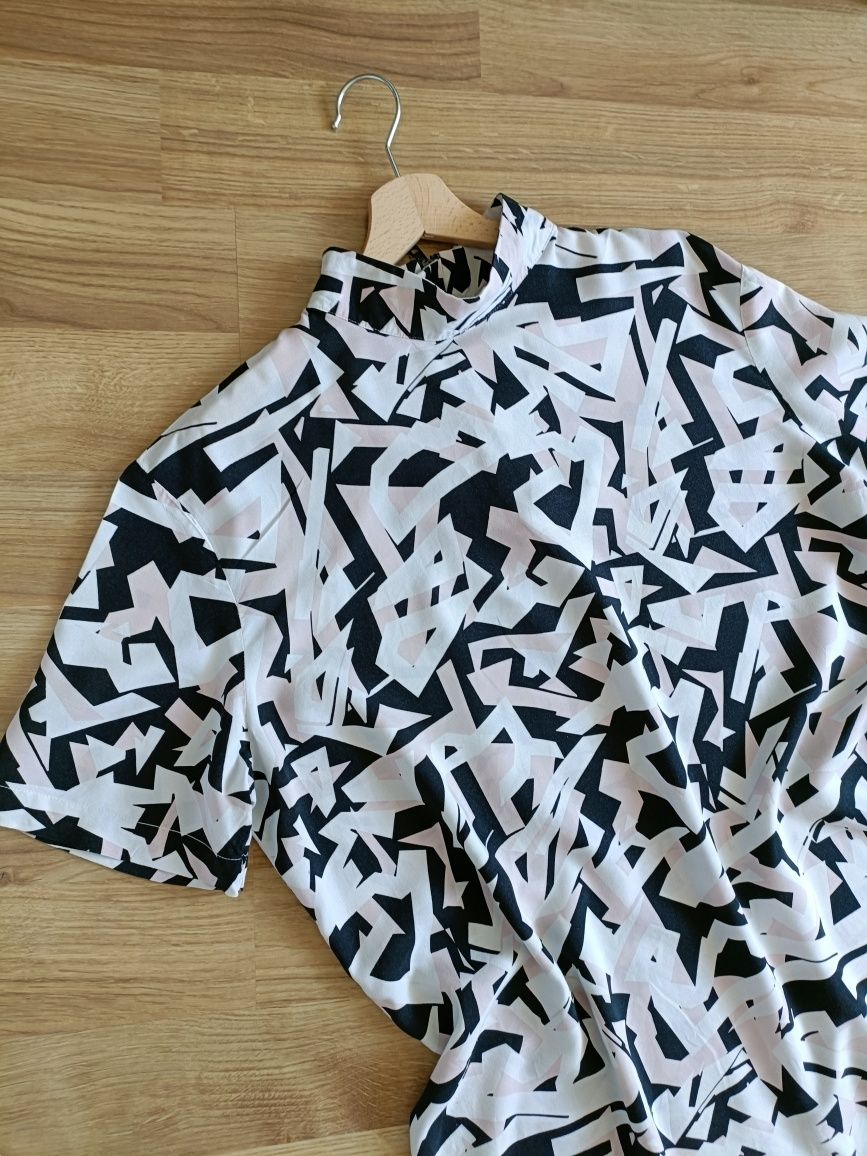 Sukienka letnia damska na krótki rękaw wiskoza plus size Noisy May 42
