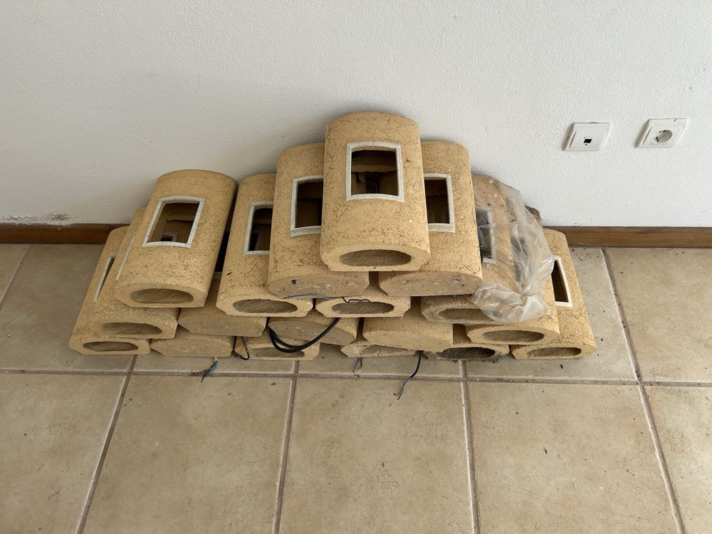Candeeiros rusticos