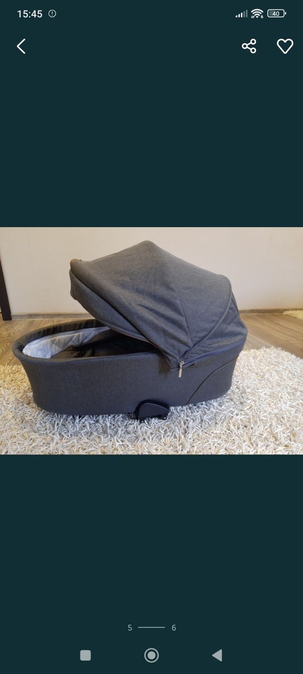 Wózek głęboki i spacerowy. baby design