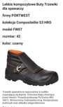 Buty robocze dla spawaczy z metalowym podnoskiem+rękawice