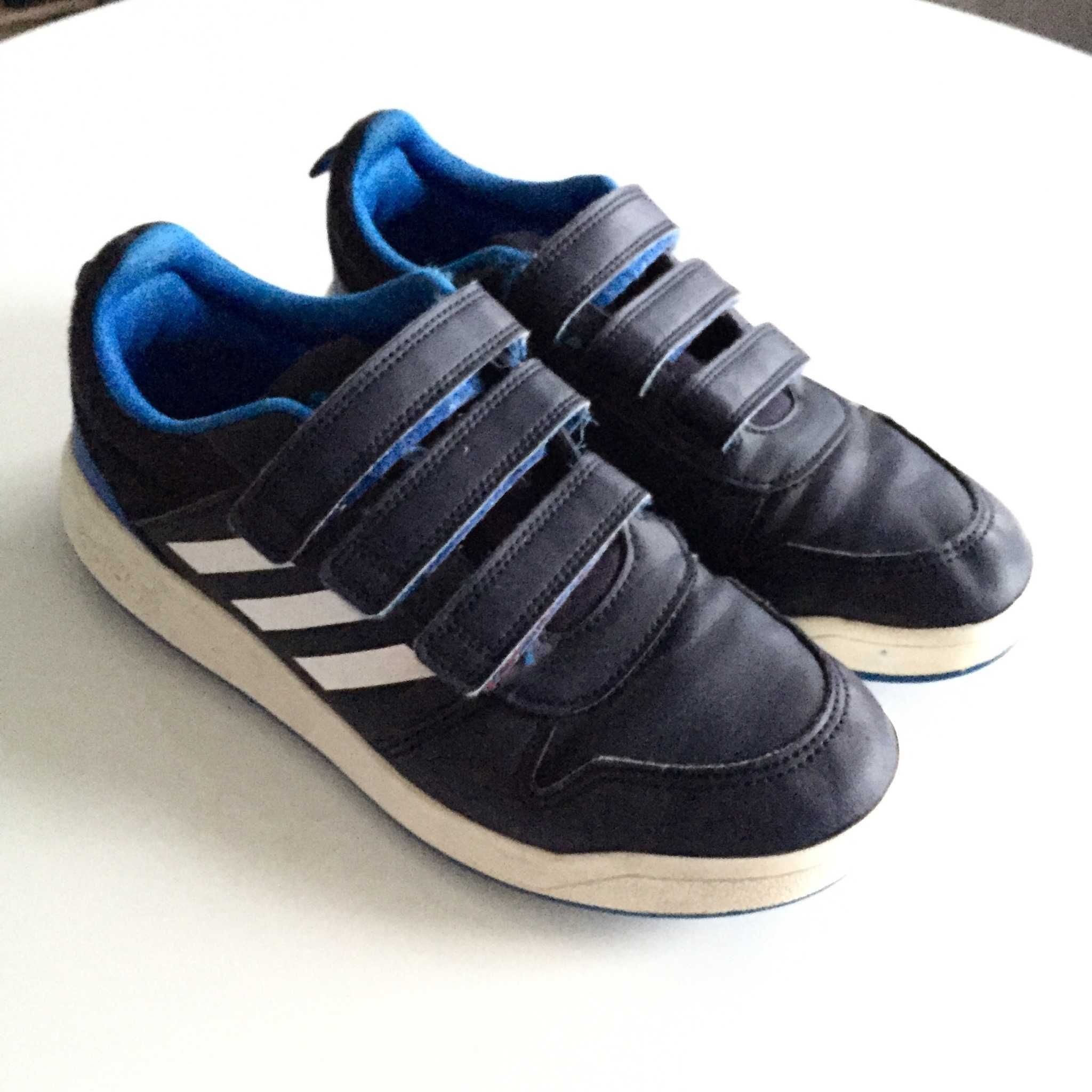 ADIDAS Tensaur BUTY 38 Sportowe Adidasy na rzepy Granatowe