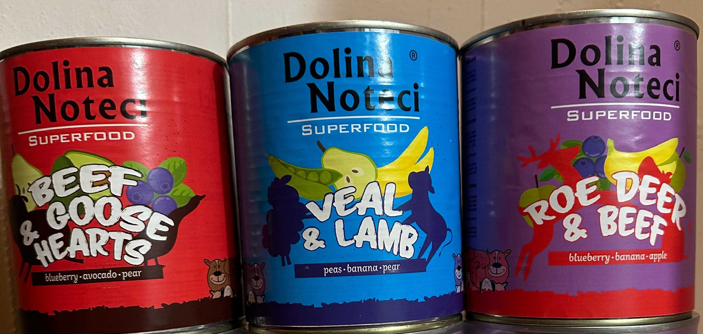 Dolina Noteci Superfood mokra karma psa MIX 800 gram x 6sztuk
