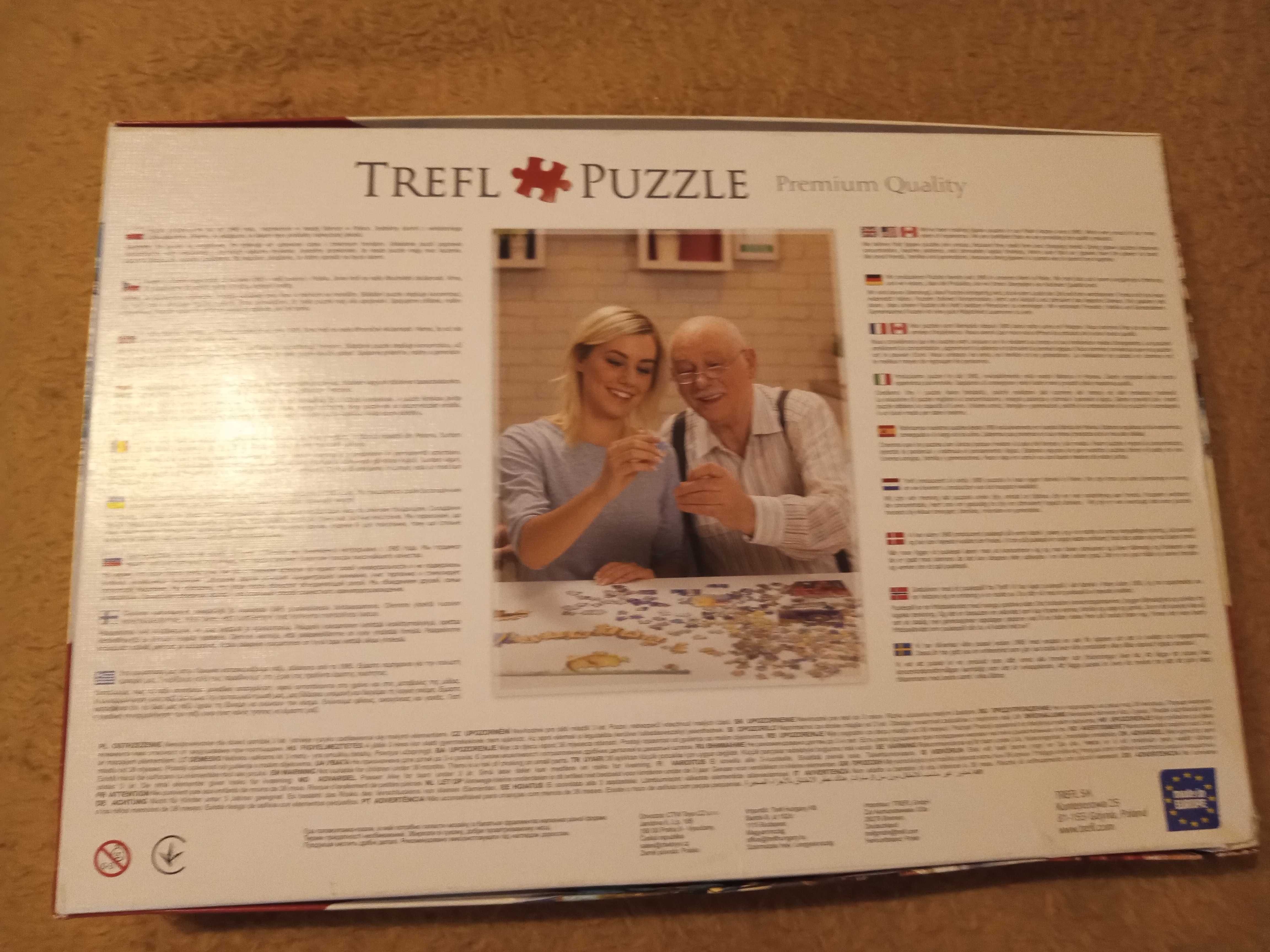 Puzzle Trefl, Wyspa Murano, Wenecja, 2000 elem, używane