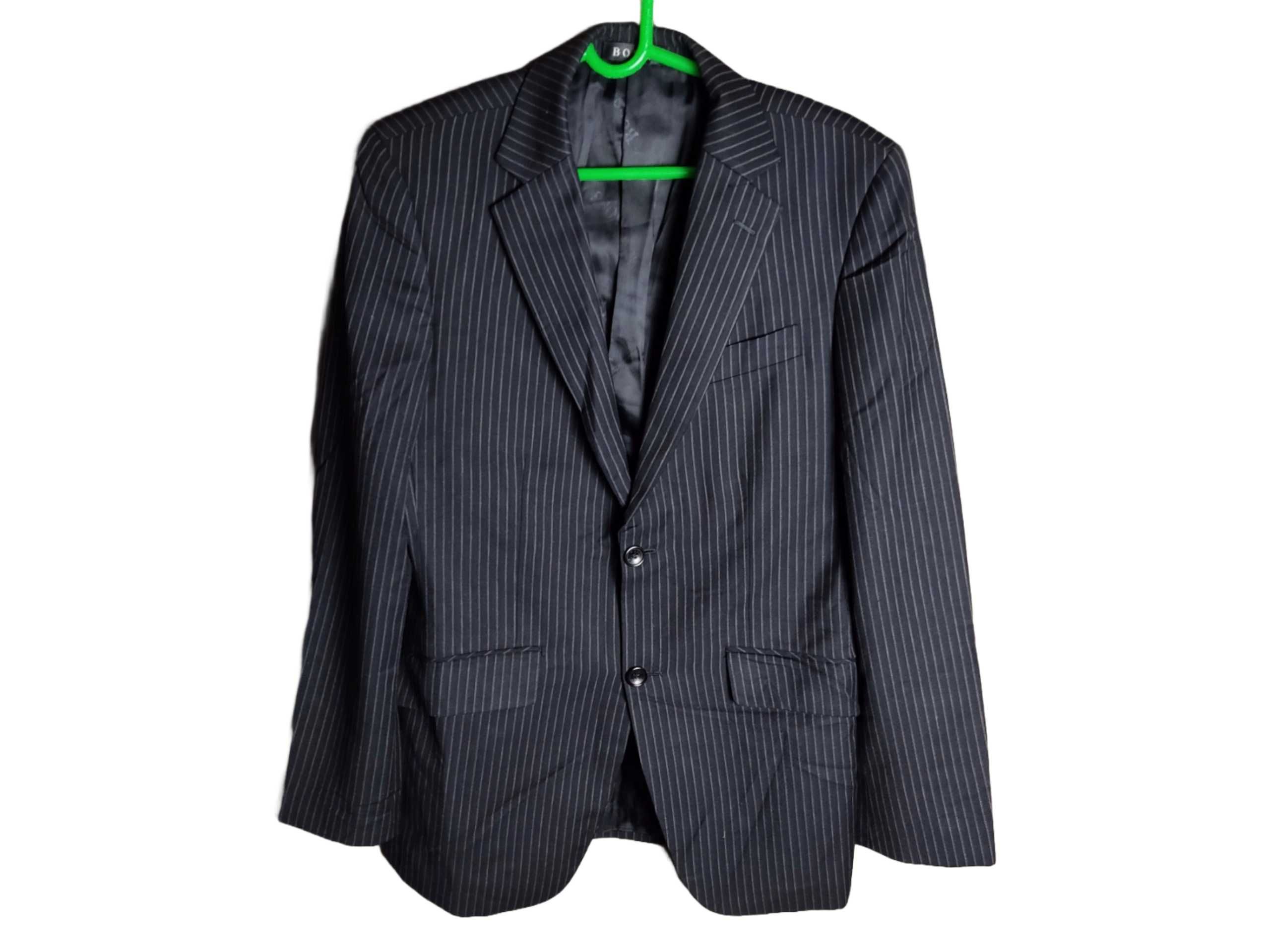 Hugo Boss marynarka w paski męska r. 48