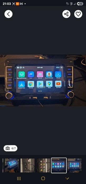 Carplay android para volkswagen 5 e 6, golf, polo, Octávia, passat