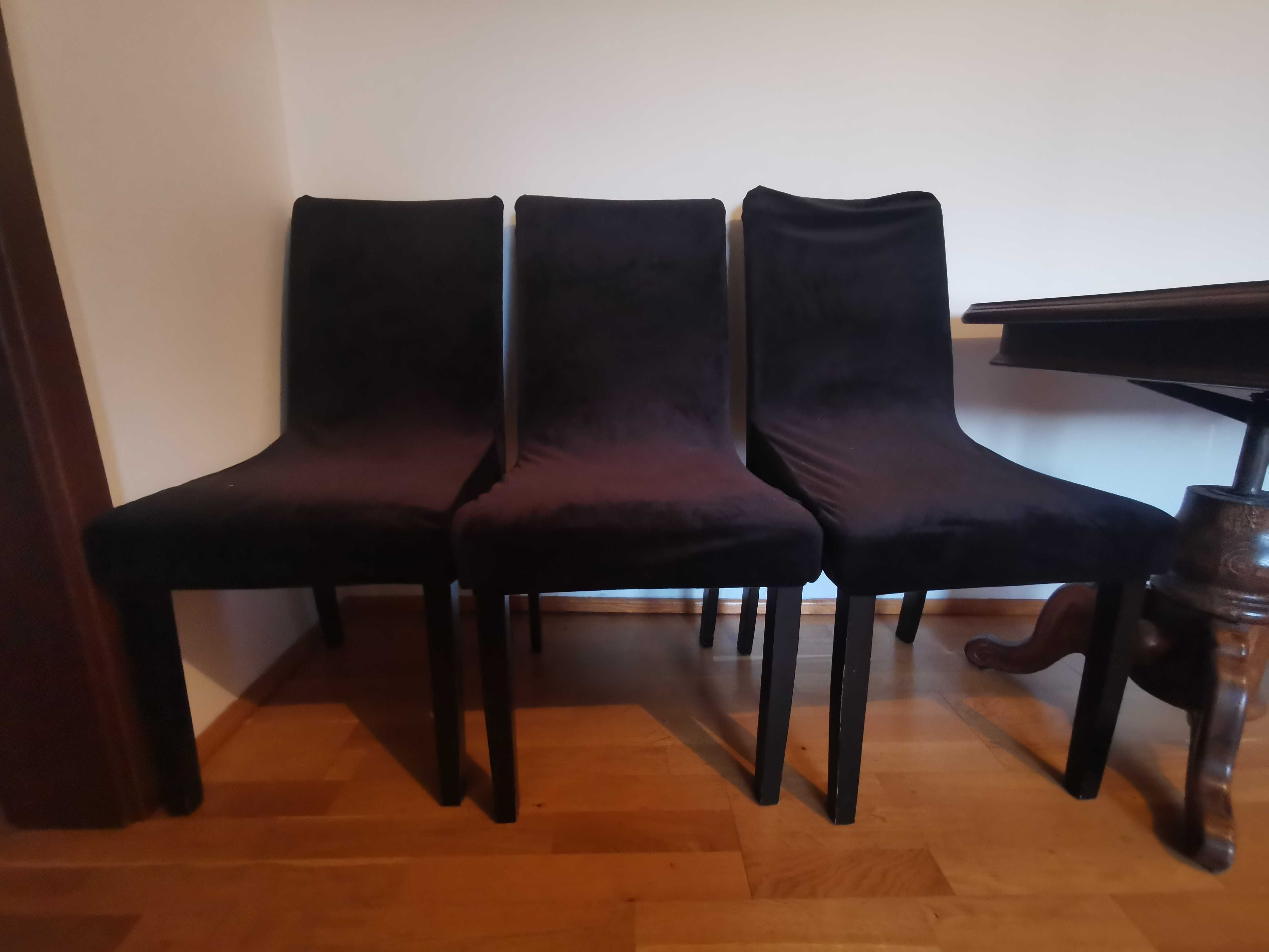 Komplet 4 krzesła, ława/stół