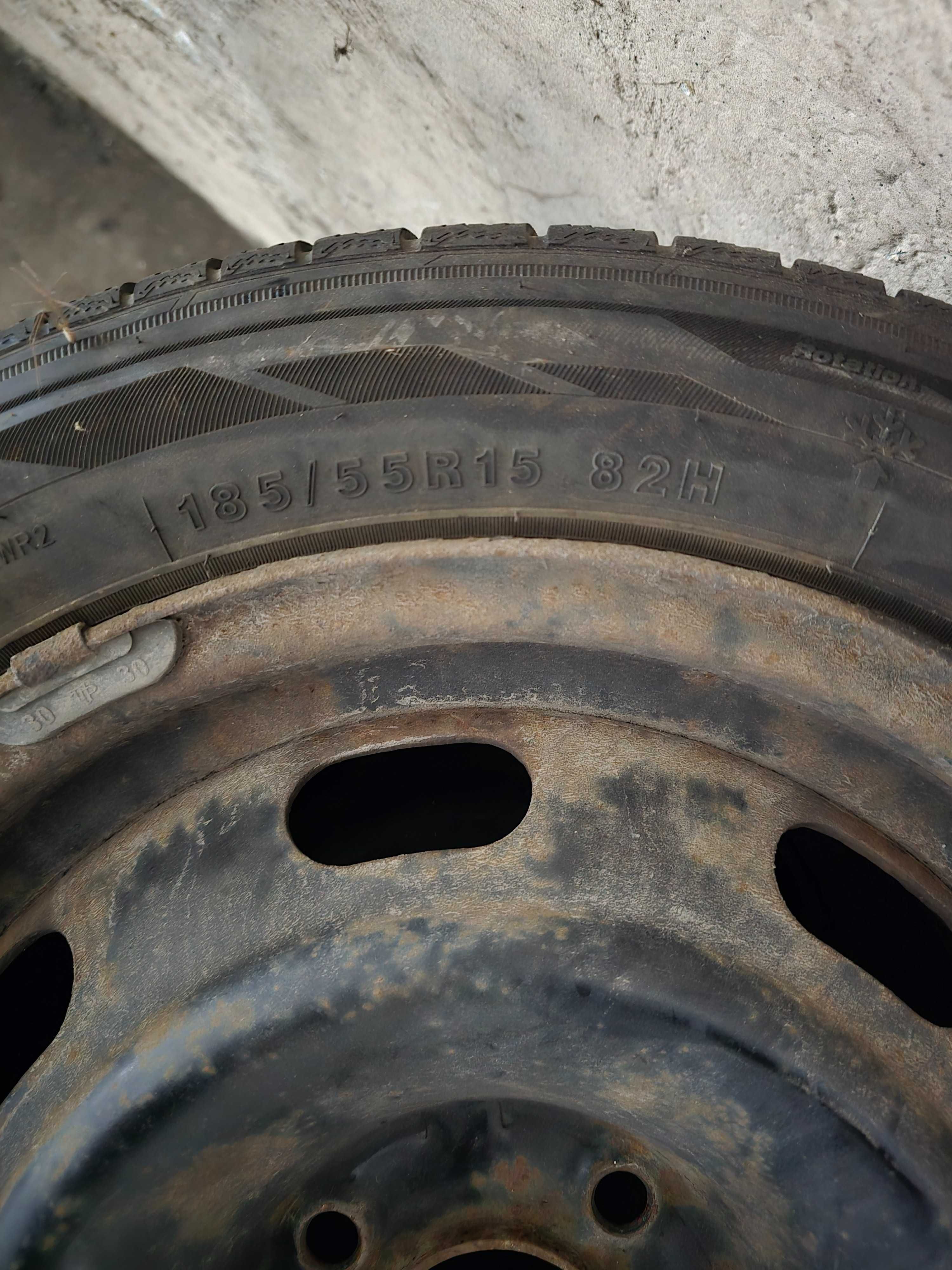 Koła, opony, felgi zimowe 185/55 R 15 4x100