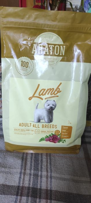 ARATON LAMB Adult All Breeds Для дорослих собак (залишок 1.9 кг)
