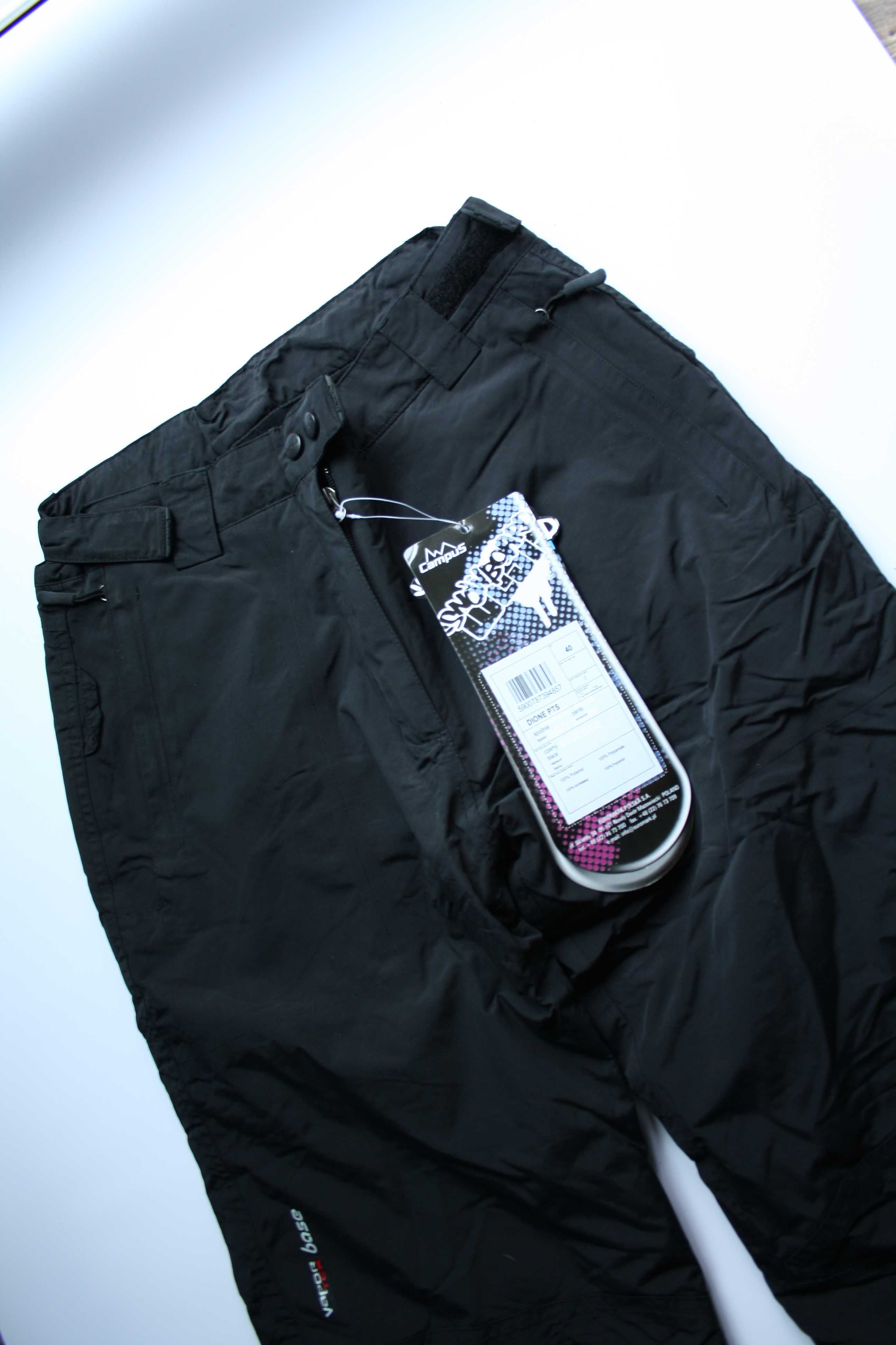 spodnie damskie snowboardowe czarne Campus DIONE XL 42 nowe