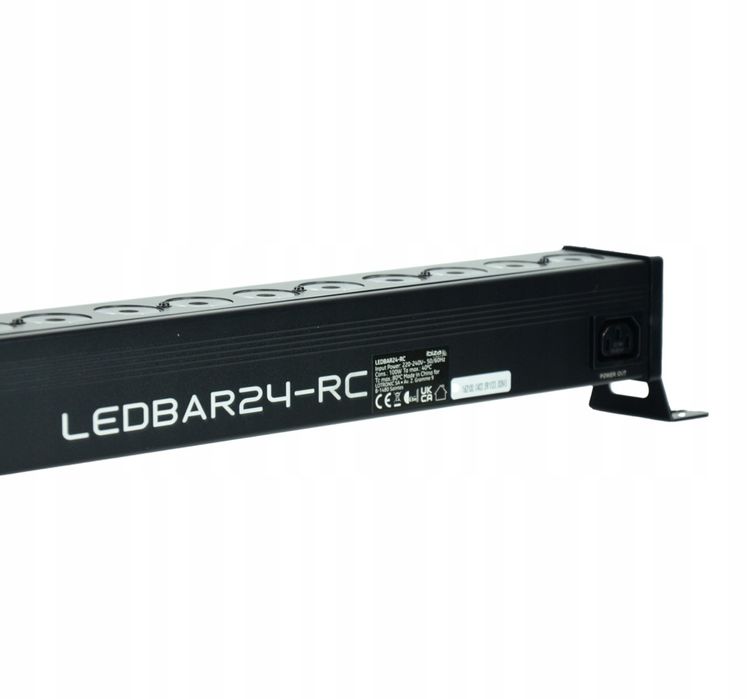 2x Listwa oświetleniowa LED Pixel bar Ibiza LEDBAR24-RC 24x4W RGBW