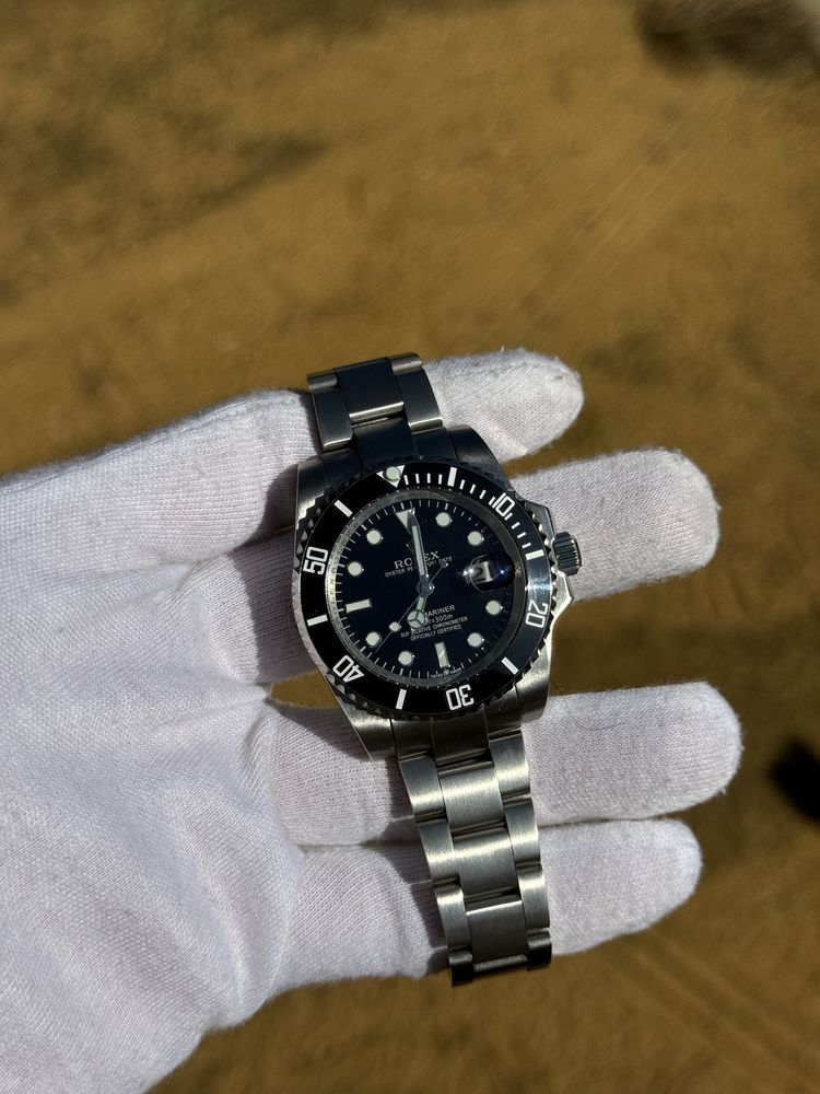 Rolex submariner date mostrador preto