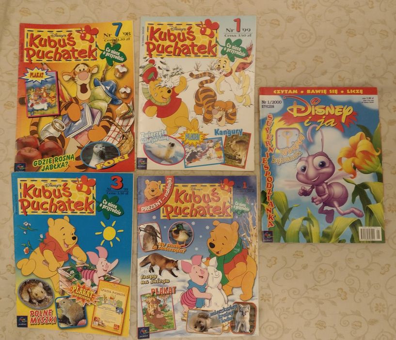 Czasopisma Kubuś Puchatek, Disney i ja czytam bawię się liczę